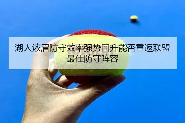 湖人浓眉防守效率强势回升能否重返联盟最佳防守阵容